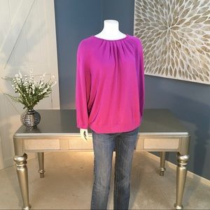 Banana Republic XL Pink Sweater Neck Accent